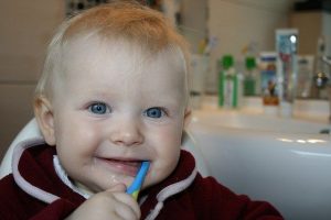 freezing washcloths for teething