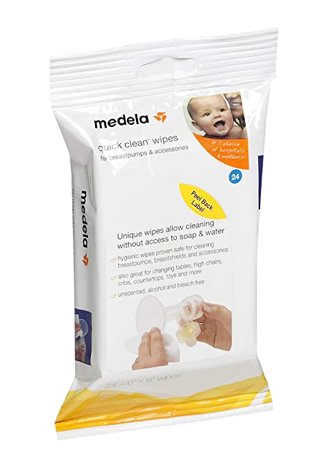 4 Pack] Wipes for Breast Pump Parts – Impresa Products