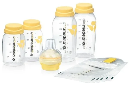 Breast Milk Store and Feed Set