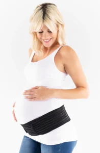 Mother wearing a Pregnancy Support Band