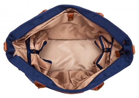 The inside of an Abby (Navy) bag