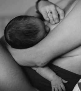 Figure out a breastfeeding position for you