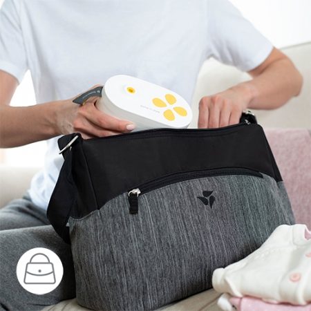 The Medela tote to go with the breast pump
