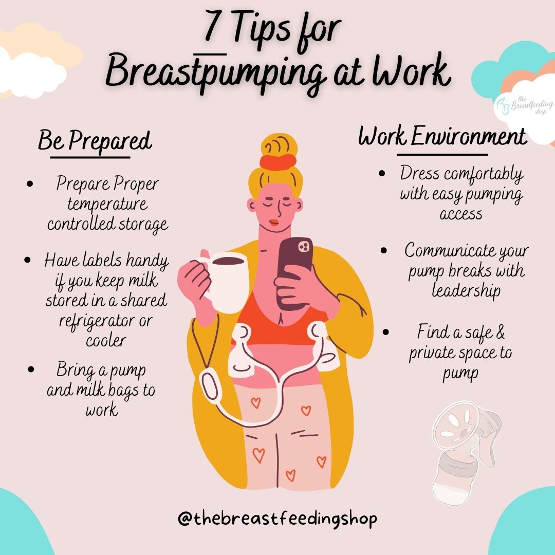 7 Tips For Breastfeeding At Work