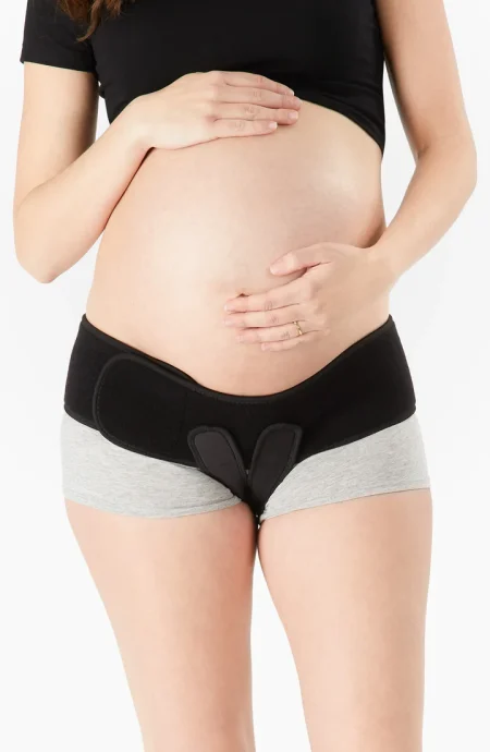 Image of a model wearing the V-Sling Pelvic Support Band