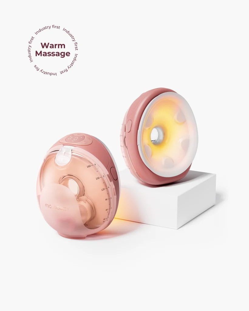 Momcozy W1 Wellness 1 Warm-Massage Wearable Breast Pump